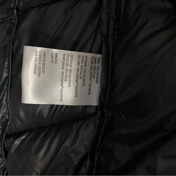 $420 Calvin Klein Stretch Fur Hooded Maxi Puffer Coat in Titanium, Small… - Picture 15 of 16